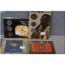 Four American coin sets including Complete Native American coin set, American Classics coin set, 191