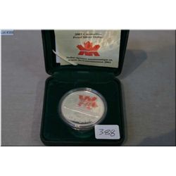 Canadian 2003 Coronation proof silver dollar