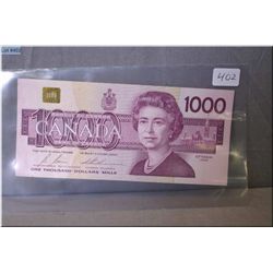 1988 Canadian 1000 dollar bill