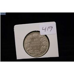 1917 Canadian 50 cent piece