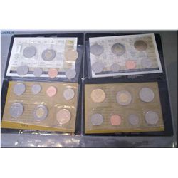 Four Canadian un-circulated coin sets including 2006, 2007, 2008 and 2009