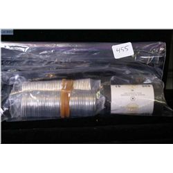 Two rolls of Vancouver Olympic quarters and 2006 Olympic loonies