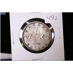 1963 Canadian silver dollar