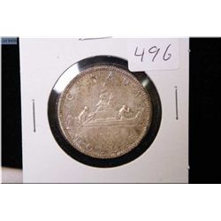 1965 Canadian silver dollar