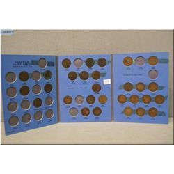 Selection of antique Canadian large pennies