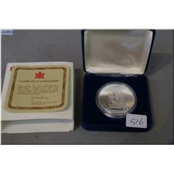 Boxed Canadian "Timothy Eaton" one ounce sterling silver $50 coin