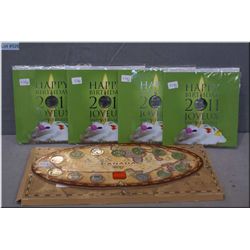 Canadian Millennium set of 12 provincial quarters, four 2011 Happy Birthday specimen sets