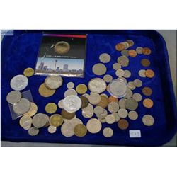 Selection of foreign coins and tokens