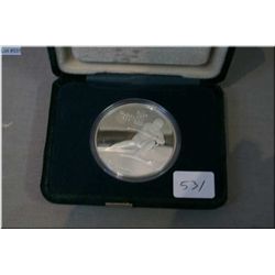 Boxed 1988 sterling silver Winter Olympic $20 coin