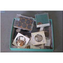 A selection of misstruck, misshapen and blank coins