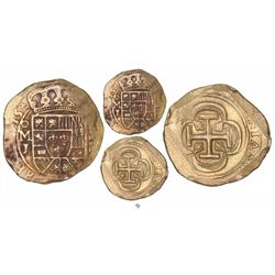 Mexico City, Mexico, cob 8 escudos, 1715J, from the 1715 Fleet.