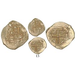 Mexico City, Mexico, cob 1 escudo, (1707-10), assayer J, from the 1715 Fleet.