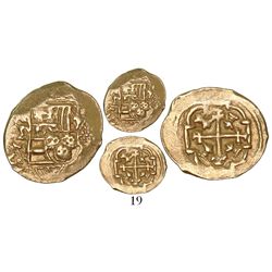 Mexico City, Mexico, cob 1 escudo, (1711-13), assayer J, mintmark oXM, from the 1715 Fleet.