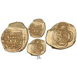 Mexico City, Mexico, cob 1 escudo, (1714), assayer J, from the 1715 Fleet.