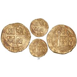 Lima, Peru, cob 8 escudos, 1709M, from the 1715 Fleet.