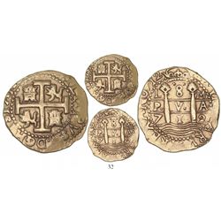 Lima, Peru, cob 8 escudos, 1712M, from the 1715 Fleet.