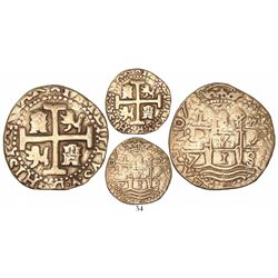 Lima, Peru, cob 8 escudos, 1713/2M.