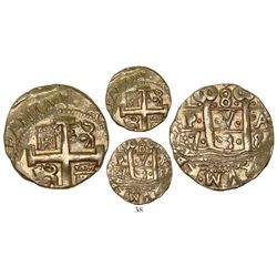 Lima, Peru, cob 8 escudos, 1738/7N, rare.