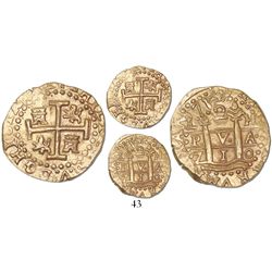 Lima, Peru, cob 2 escudos, 1710H, from the 1715 Fleet.