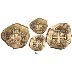 Bogota, Colombia, cob 2 escudos, posthumous Charles II, from the 1715 Fleet.