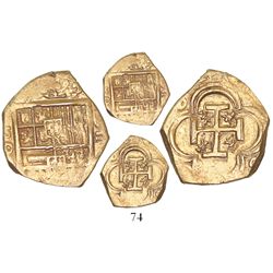 Seville, Spain, cob 2 escudos, Philip III, assayer D.