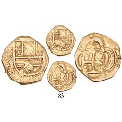 Seville, Spain, cob 1 escudo, Philip III, assayer V.
