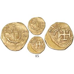 Seville, Spain, cob 1 escudo, Philip III, assayer not visible.