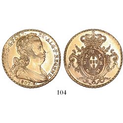 Brazil (Rio mint), 6400 reis, Joao Prince Regent, 1807-R.
