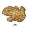 Image 1 : Gold nugget from the Feather River in California, 44.59 grams.
