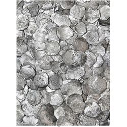 Huge lot of about 350 cob 8R, mints of Mexico, Potosi and Spain, average quality.