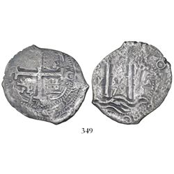 Potosi, Bolivia, cob 8 reales, 1679C.