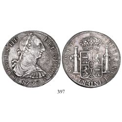 Mexico City, Mexico, bust 8 reales, Charles III, 1779FF.