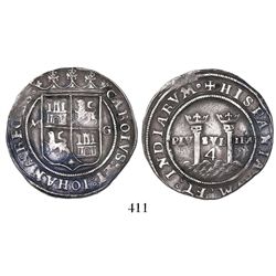 Mexico City, Mexico, 4 reales, Charles-Joanna, "Late Series," assayer G to right, mintmark M to left