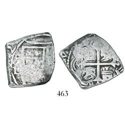 Mexico City, Mexico, cob 4 reales, (1)692L, very rare.
