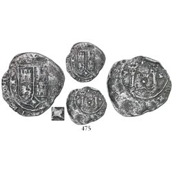 Lima, Peru, 1 real, Philip II, assayer X to left, extremely rare.