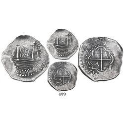 Lima, Peru, cob 1 real, 1659V, "Star of Lima" type, mintmark LIMA (Series IA), rare, ex-"Jupiter wre