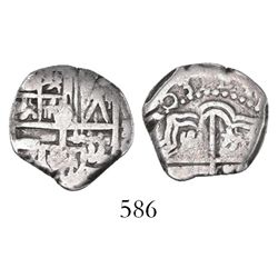 Potosi, Bolivia, cob 1 real, 1632(T), very rare.