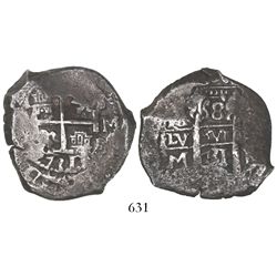 Potosi, Bolivia, cob 8 reales, 1731M.