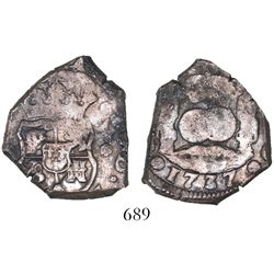 Guatemala, cob 4 reales, 1737(J).