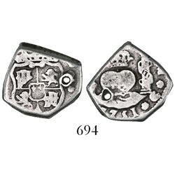 Guatemala, cob 2 reales, 1751(J).