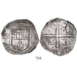 Seville, Spain, cob 4 reales, 1592B.