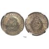 Image 1 : La Rioja, Argentina, 8 reales, 1838R, coin rotation, encapsulated NGC AU 55.