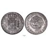 Image 1 : Brazil (Rio mint), 960 reis, Joao Prince Regent, 1817-R, struck over a Spanish colonial bust 8 reale