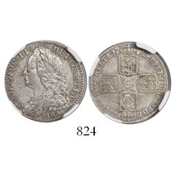 Great Britain (London, England), sixpence, George II, 1746, with LIMA below bust of king, encapsulat