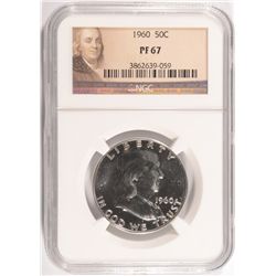 1960 FRANKLIN HALF DOLLAR, NGC PROOF-67