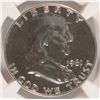 Image 2 : 1961 FRANKLIN HALF DOLLAR, NGC PROOF-67