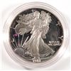 Image 1 : 1987 PROOF AMERICAN SILVER EAGLE IN NICE ORIGINAL  PACKAGING WITH  COA