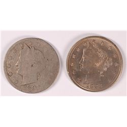 (2) V-NICKELS (83, 91)