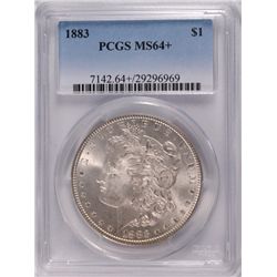 1883 MORGAN DOLLAR PCGS MS-64+