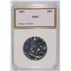 Image 1 : 1961 FRANKLIN HALF PCI PR-67